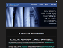 Tablet Screenshot of dariuszsieka.pl